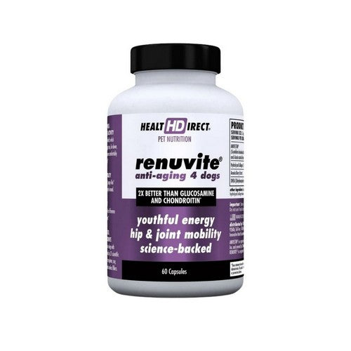 Renuvite Anti-Aging 4 Dogs 60 Caps by Health Direct