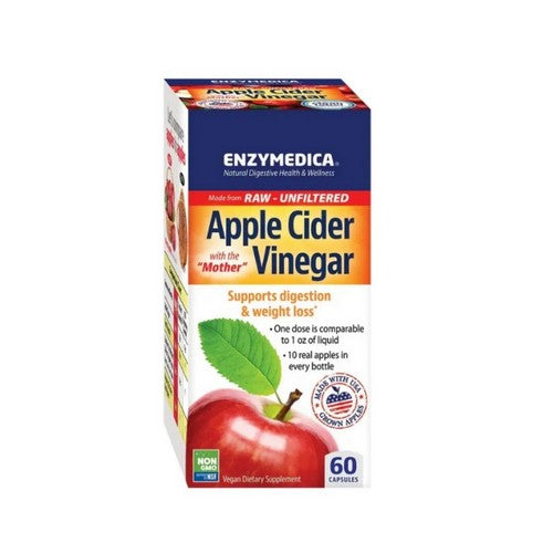 Apple Cider Vinegar With The Mother 60 Caps by Enzymedica