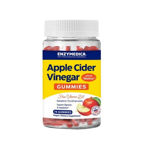 Apple Cider Vinegar With The Mother 74 Gummies by Enzymedica