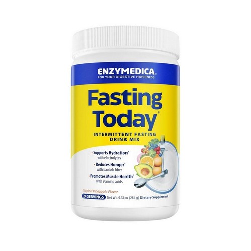 Fasting Today Intermittent Fasting Drink Mix 9.31 Oz by Enzymedica