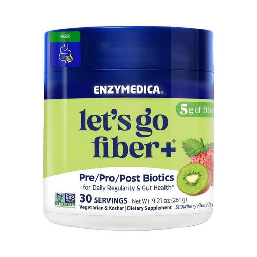 Let’s Go Fiber Plus Strawberry And Kiwi 30 Servings by Enzymedica