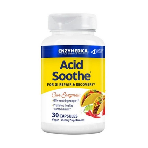 Acid Soothe 30 Caps by Enzymedica