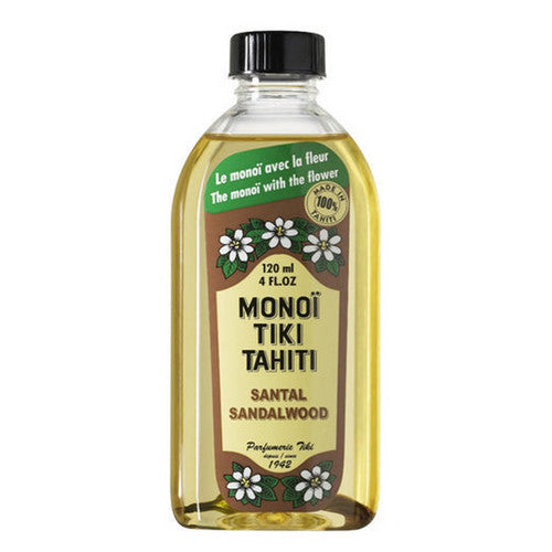 Tahiti Santali Sandalwood Coconut Oil 4 Oz by Monoi Tiare