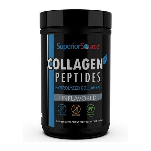 Collagen Peptides Hydrolyzed 12.7 Oz by Superior Source