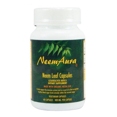Organic Neem Leaf 60 VegCaps by Neemaura