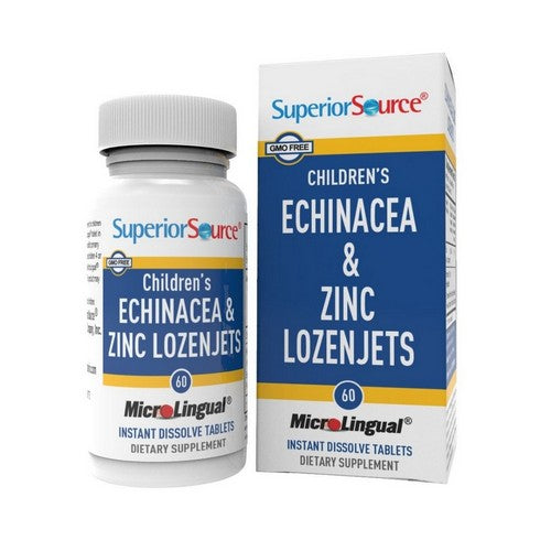 Children's Echinacea And Zinc Lozenjets 60 Tabs by Superior Source