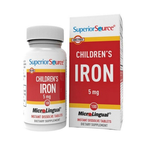 Children’s Iron 100 Tabs by Superior Source