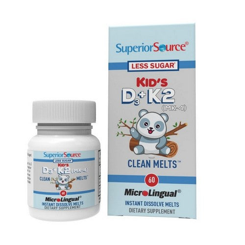 Kid's D3 And K2 MK-4 60 Tabs by Superior Source