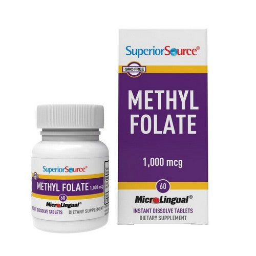 Methylfolate 60 Tabs by Superior Source