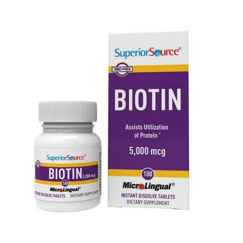 Biotin 100 Tabs by Superior Source