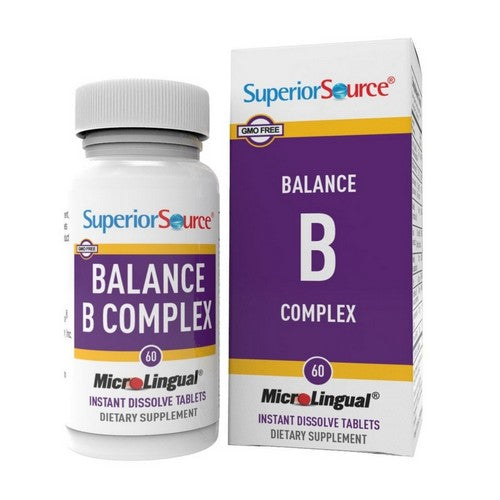 Balance B Complex Extra Folic Acid And Biotin 60 Tabs by Superior Source