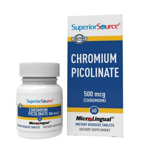 Chromium Picolinate 60 Tabs by Superior Source