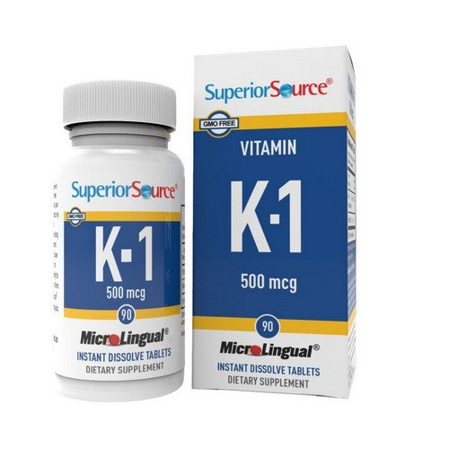 Vitamin K1 90 Tabs by Superior Source