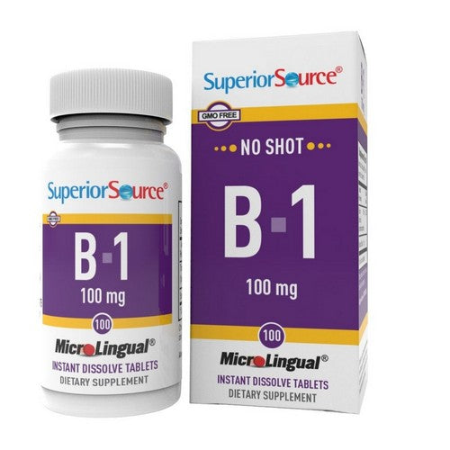 Vitamin B1 100 Tabs by Superior Source