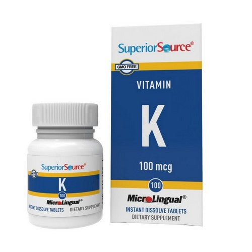 Vitamin K1 100 Tabs by Superior Source