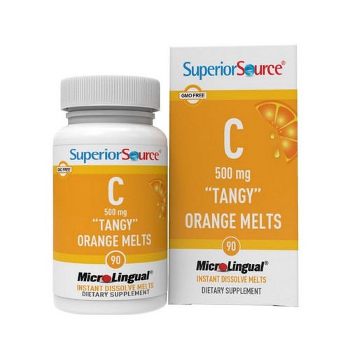 Vitamin C Melts Tangy Orange 90 Tabs by Superior Source