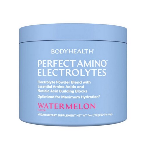 PerfectAmino Electrolytes Powder Mix Watermelon 11 Oz by BodyHealth