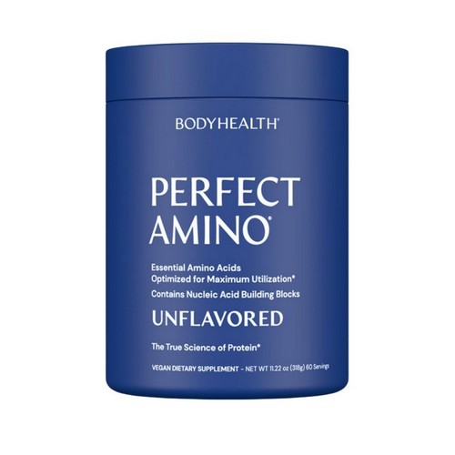 Perfect Amino Powder Unflavored 11.22 Oz by BodyHealth