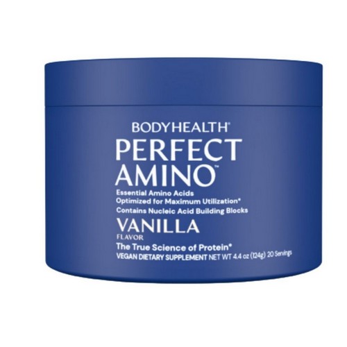 Perfect Amino Powder Vanilla 4.4 Oz by BodyHealth