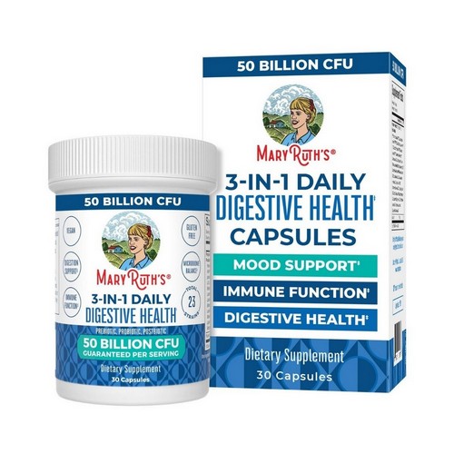 3-In-1 Daily Digestive Health 30 Caps by MaryRuth's
