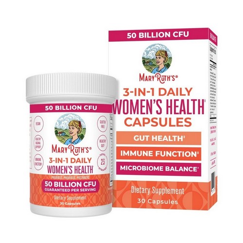 Women's 40 Plus 3-in-1 Daily Probiotic 30 Caps by MaryRuth's