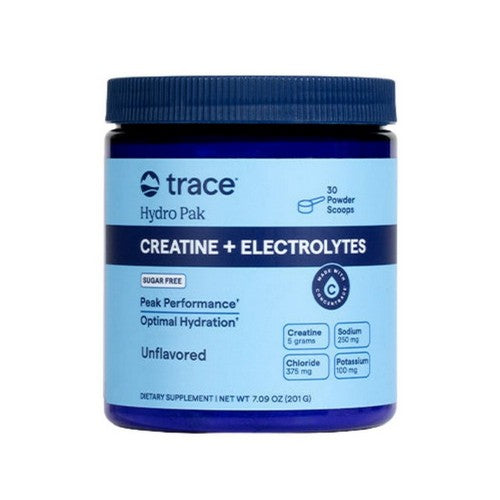 Creatine And Electrolytes Canister Unflavored 7.09 Oz by Trace Minerals