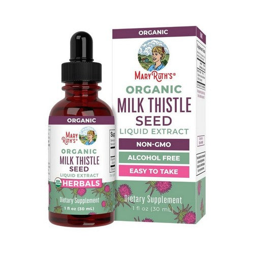 Organic Milk Thistle Seed Liquid Drops 1 Oz by MaryRuth's