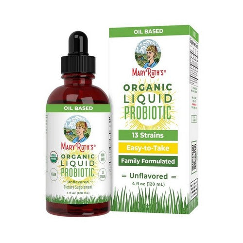 Organic Liquid Probiotic Unflavored 4 Oz by MaryRuth's