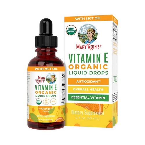 Organic Vitamin E Liquid Drops 2 Oz by MaryRuth's