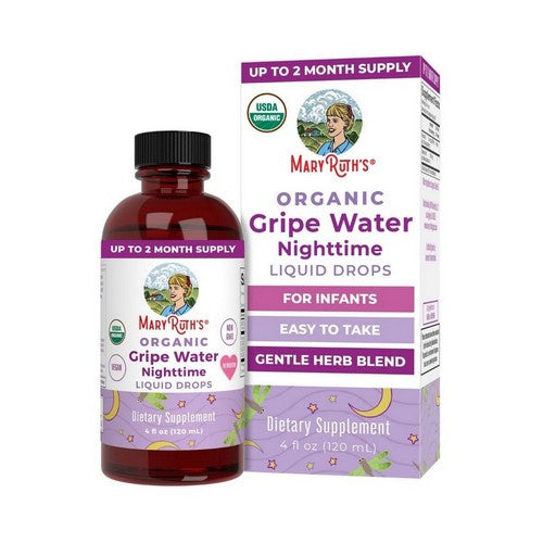 Organic Gripe Water Liquid Drops 4 Oz by MaryRuth's