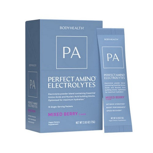 Perfect Amino Electrolytes Mixed Berry 15 Packets / 0.18 Oz by BodyHealth