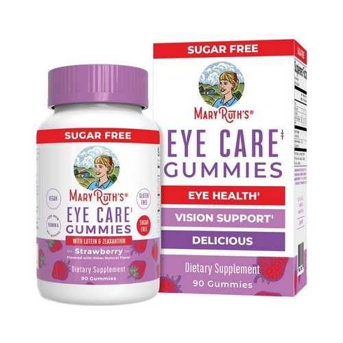 Eye Care Gummies Strawberry 90 Count by MaryRuth's