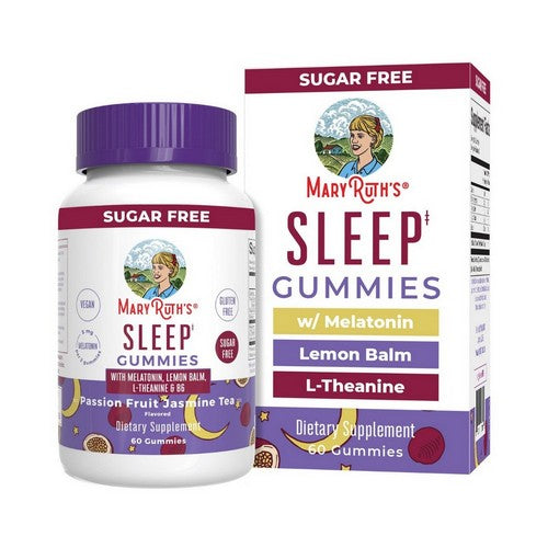 Sleep Gummies Passion Fruit Jasmine Tea 60 Count by MaryRuth's