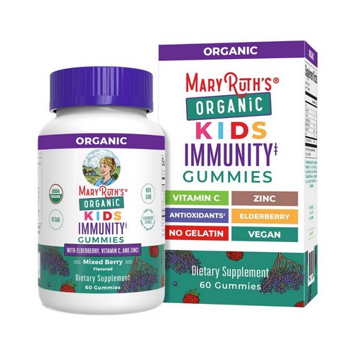 Organic Kids Immunity Gummies 60 Caps by MaryRuth's