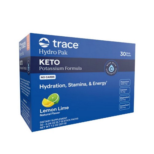 Keto Electrolyte Powder Lemon Lime 30 Packets by Trace Minerals