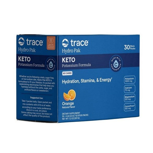 Keto Electrolyte Powder Orange 30 Packets by Trace Minerals