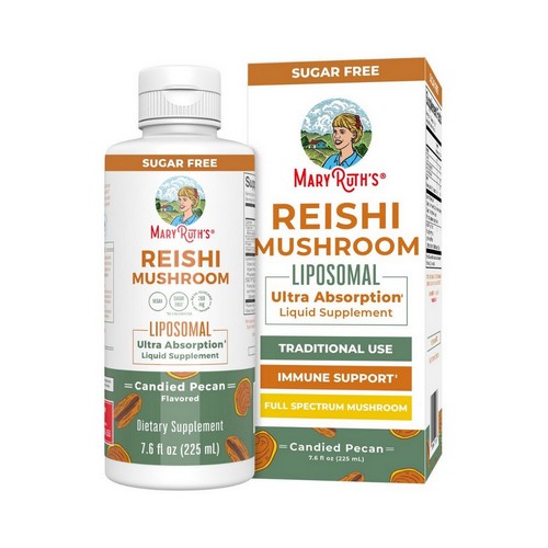 Reishi Mushroom Liposomal Candied Pecan 7.6 Oz by MaryRuth's