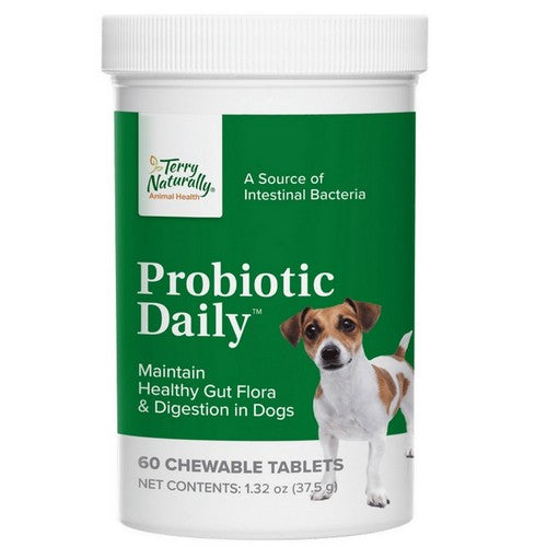 Probiotic Daily For Dogs 60 Chew Tabs by Terry Naturally