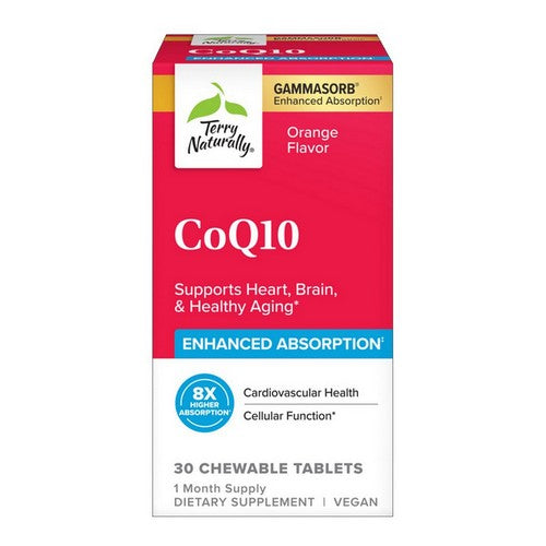 CoQ10 Orange Chewable 30 Tabs by Terry Naturally