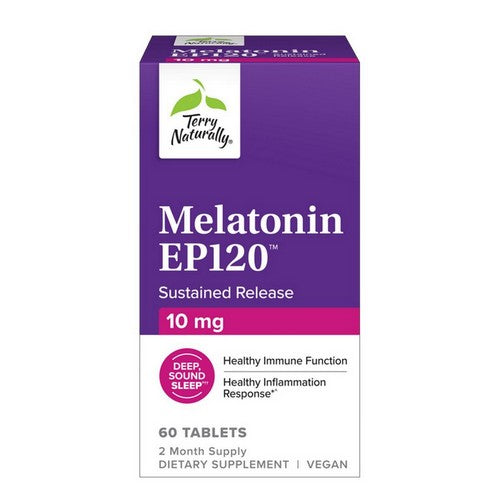 Melatonin EP120 Sustained Release 60 Tabs by Terry Naturally