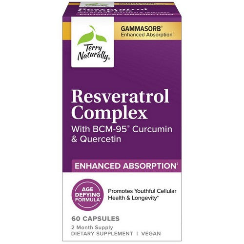 Resveratrol Complex With BCM-95 60 Caps by Terry Naturally
