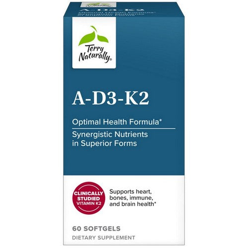 Vitamin A-D3-K2 Optimal Health Formula 60 Softgels by Terry Naturally