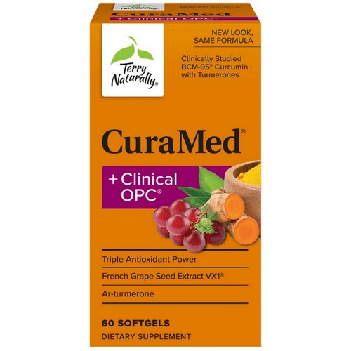 CuraMed Plus Clinical OPC 60 Softgels by Terry Naturally