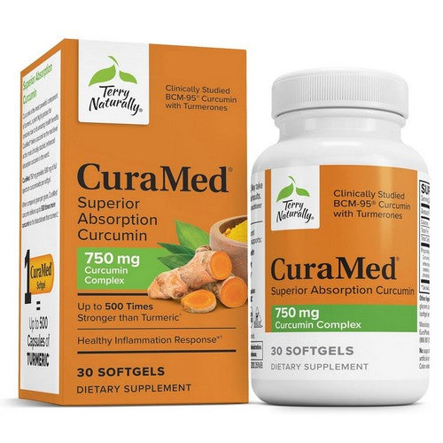 CuraMedvSuperior Absorption Curcumin 30 Softgels by Terry Naturally