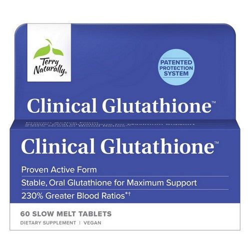 Clinical Glutathione 60 Slow Melt Tabs by Terry Naturally
