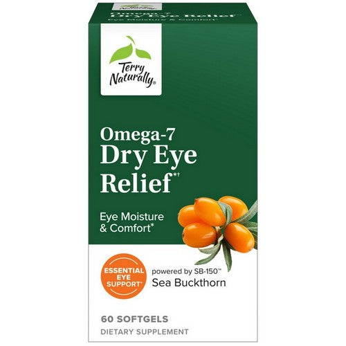 Omega-7 Dry Eye Relief 60 Softgels by Terry Naturally