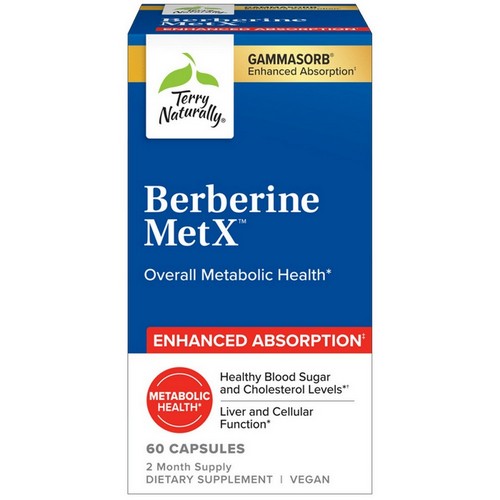 Berberine MetX 60 Caps by Terry Naturally