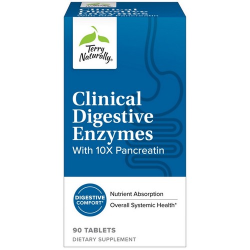 Clinical Digestive Enzymes 90 Tabs by Terry Naturally