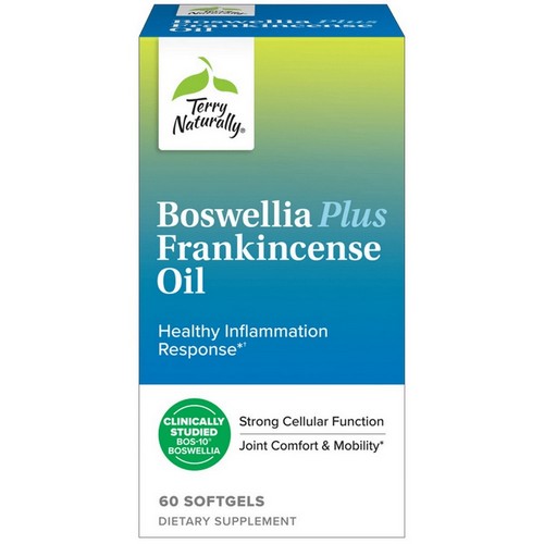 Boswellia Plus Frankincense Oil 60 Softgels by Terry Naturally