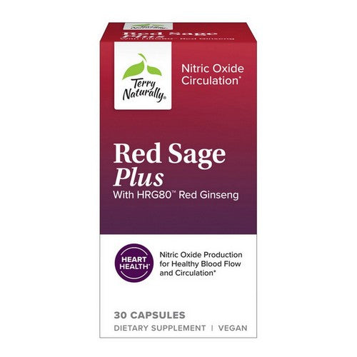 Red Sage Plus With HRG80 Red Ginseng 30 Caps by Terry Naturally